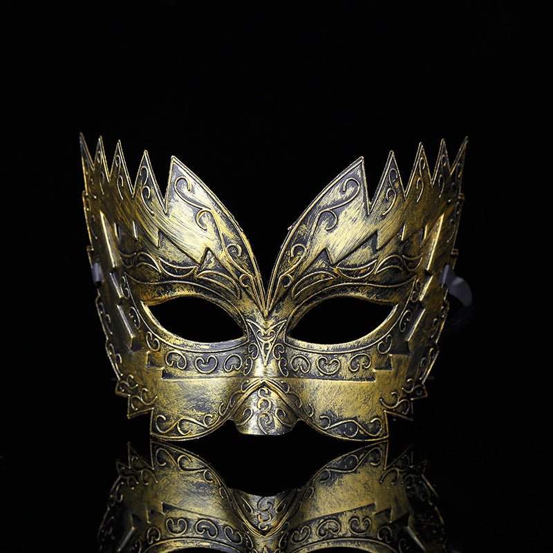 Creative Fashion Antique Plastic Mask Halloween Party Mask - Partydeco