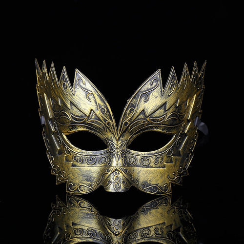 Creative Fashion Antique Plastic Mask Halloween Party Mask - Partydeco