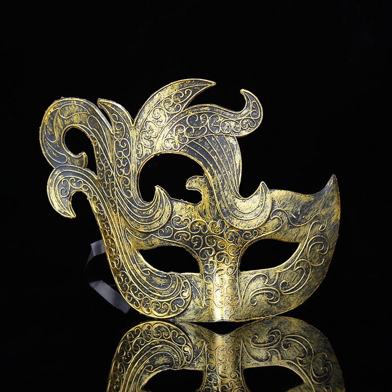 Creative Fashion Antique Plastic Mask Halloween Party Mask - Partydeco