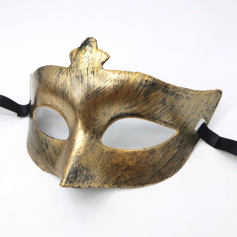 Halloween Ball Party Vintage Prince Flat Head Mask - Partydeco