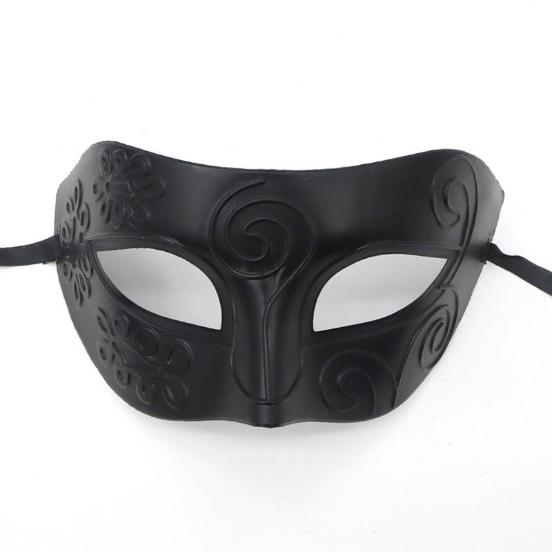 Halloween Ball Party Vintage Prince Flat Head Mask - Partydeco