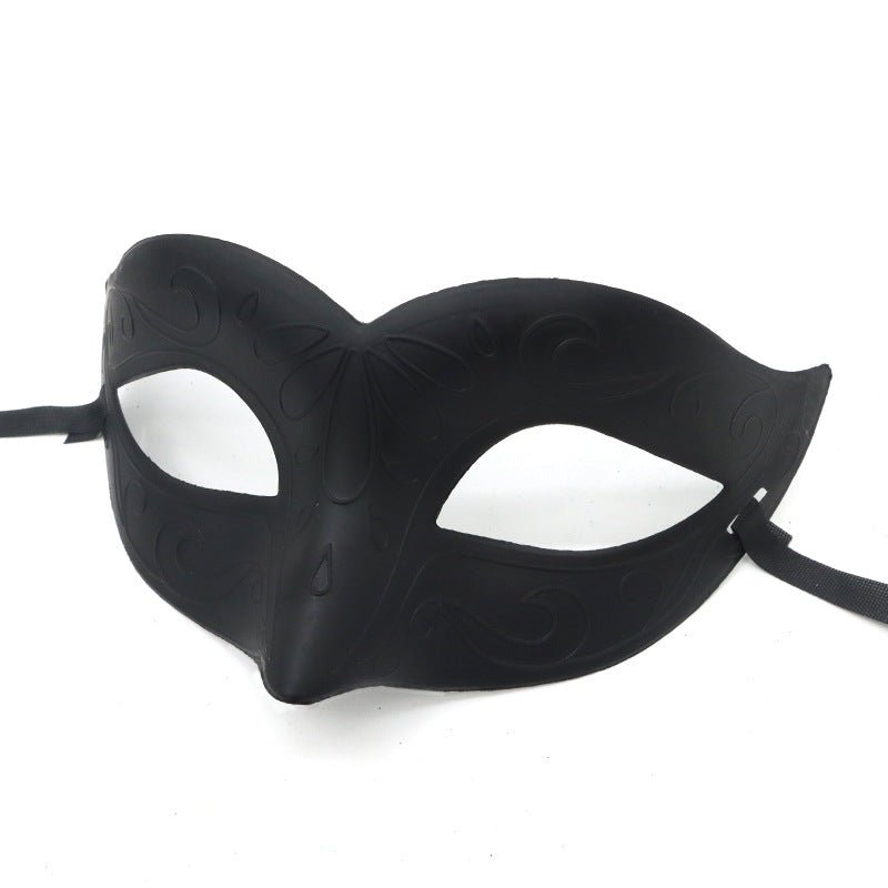 Halloween Ball Party Vintage Prince Flat Head Mask - Partydeco