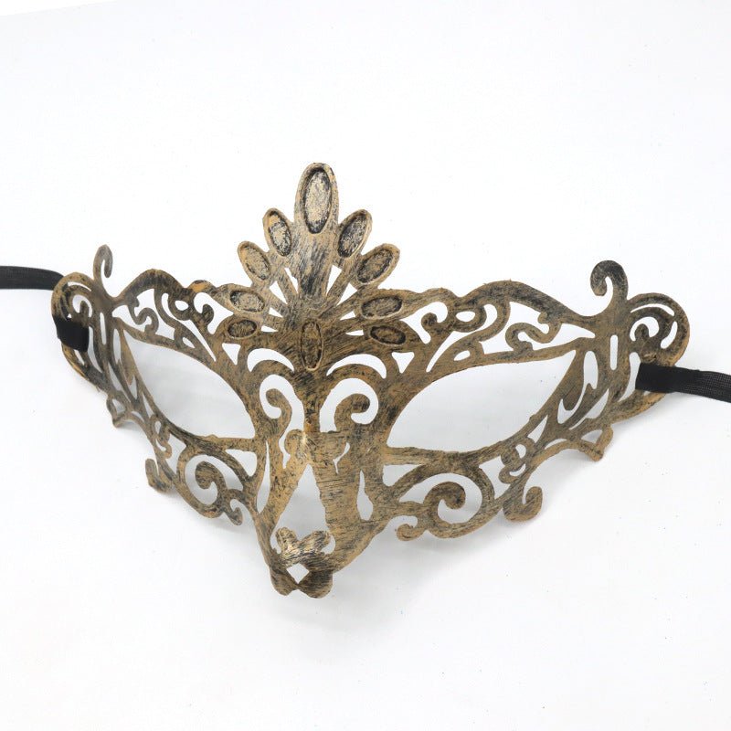 Halloween Ball Party Vintage Prince Flat Head Mask - Partydeco