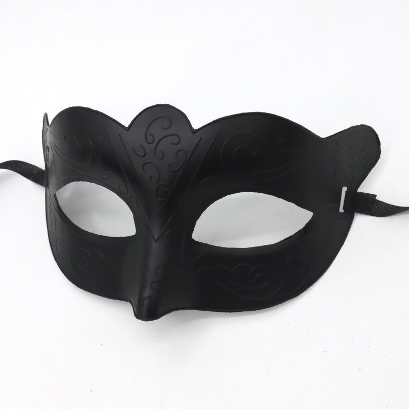 Halloween Ball Party Vintage Prince Flat Head Mask - Partydeco