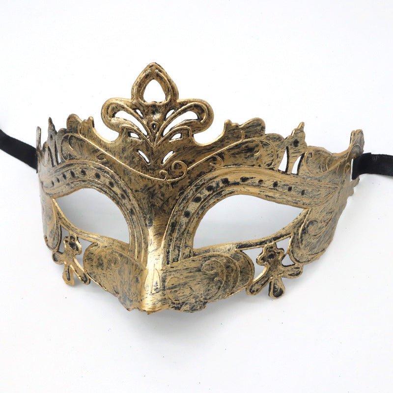 Halloween Ball Party Vintage Prince Flat Head Mask - Partydeco