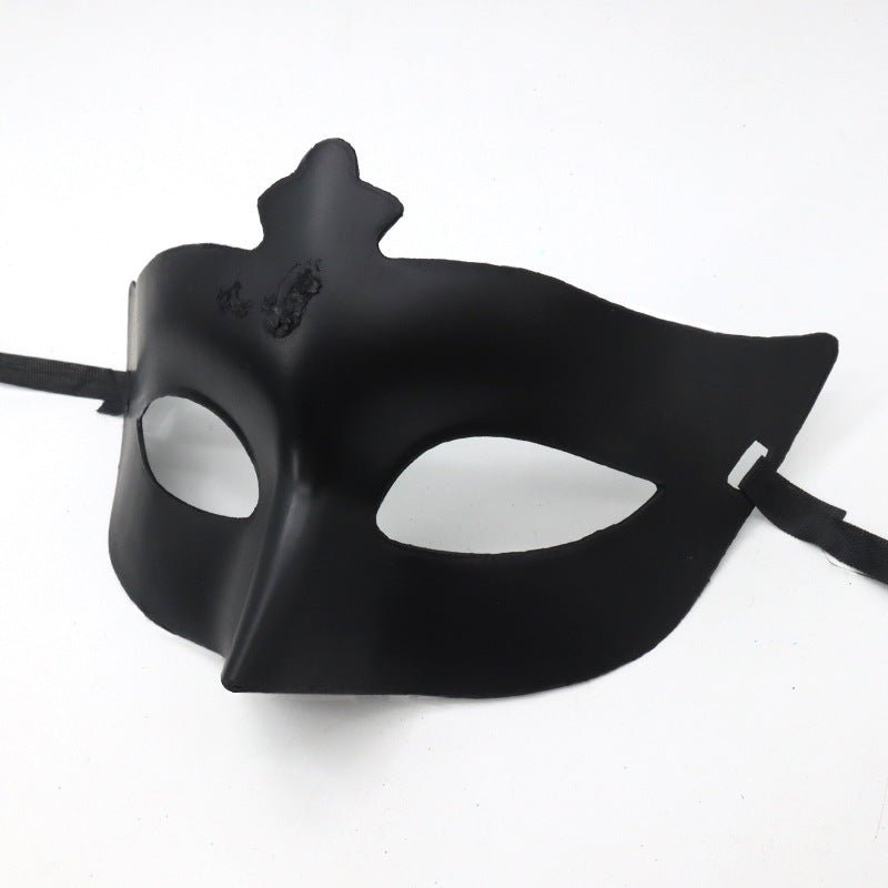 Halloween Ball Party Vintage Prince Flat Head Mask - Partydeco