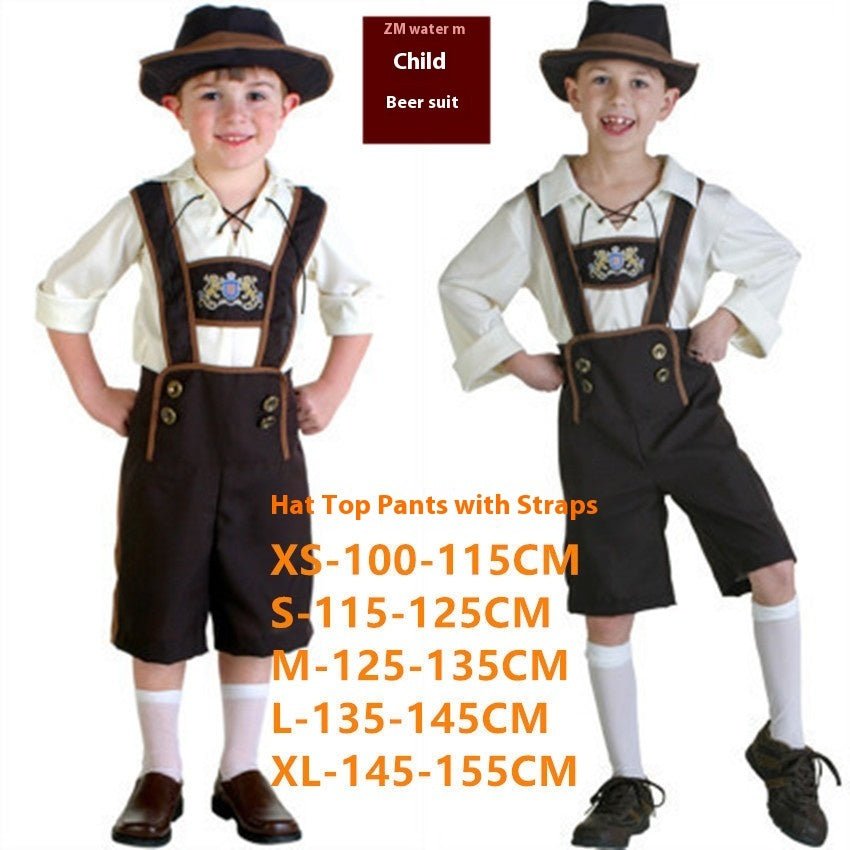 Halloween Children's Beer Costume Performance - Partydeco