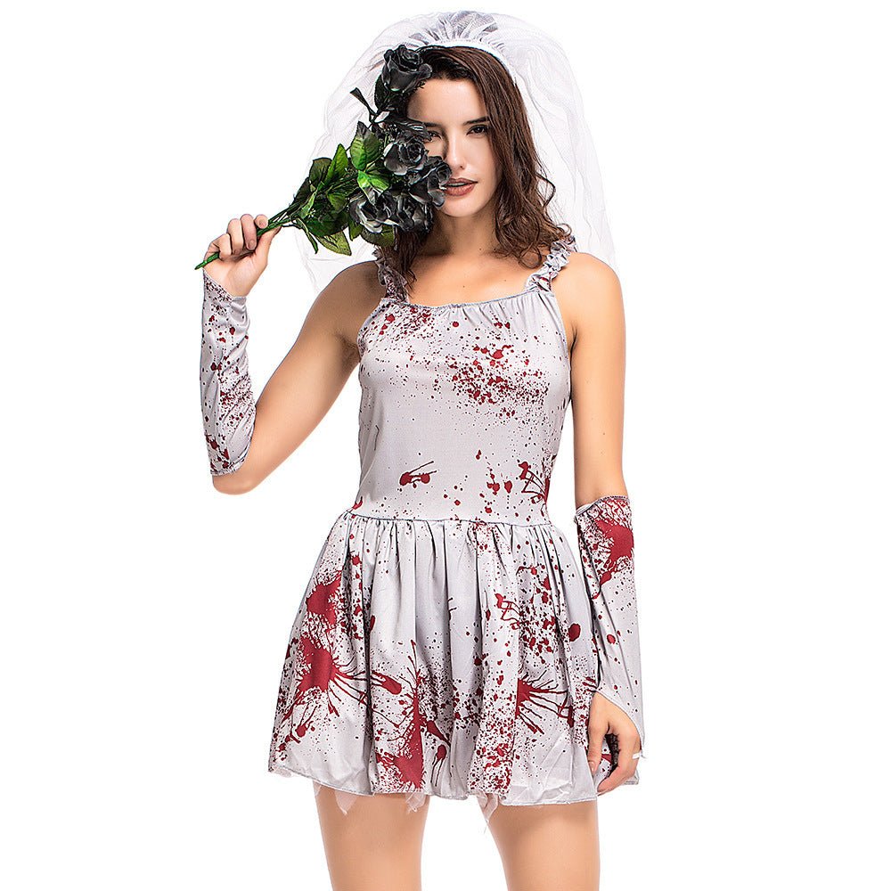 Halloween Costume Children's Gray Pettiskirt - Partydeco