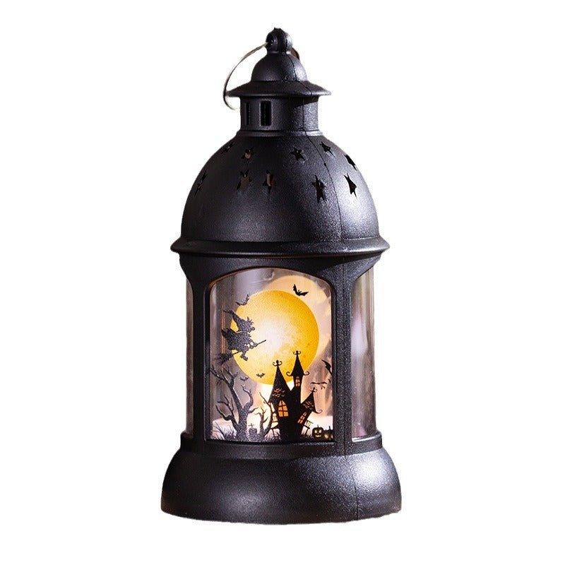Halloween Decoration Pumpkin Lamp Portable Halloween Castle Wind Lamp Halloween Pendant Party Decoration Props - Partydeco