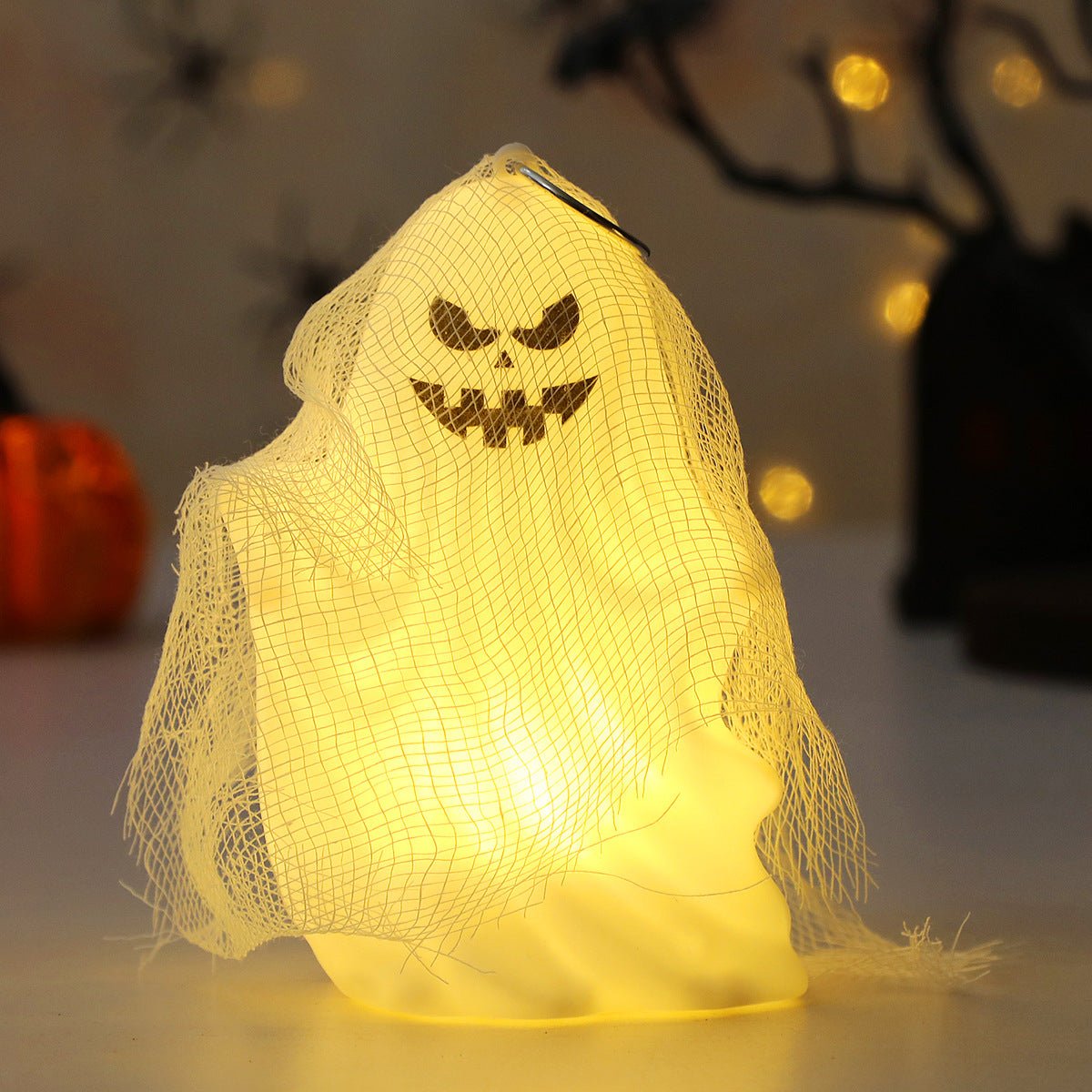 Halloween Decorative Ornaments Portable Pumpkin Lanterns Halloween Troublemakers Halloween Ghost Hanging Party Props - Partydeco