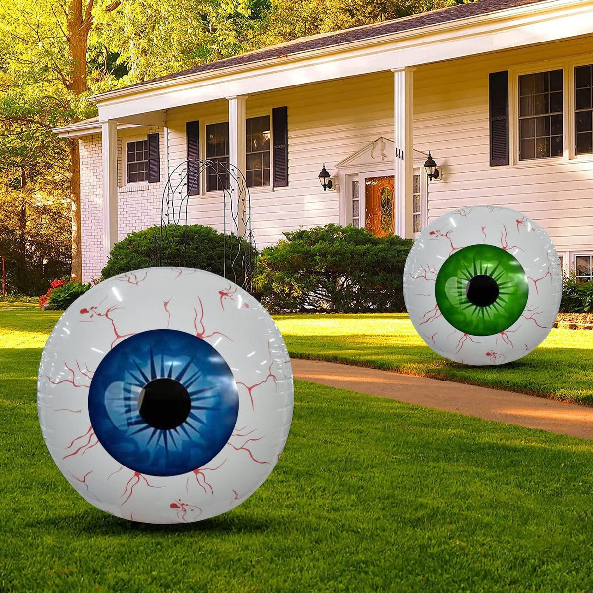 Halloween Eyeball Balloon Halloween Inflatable - Partydeco