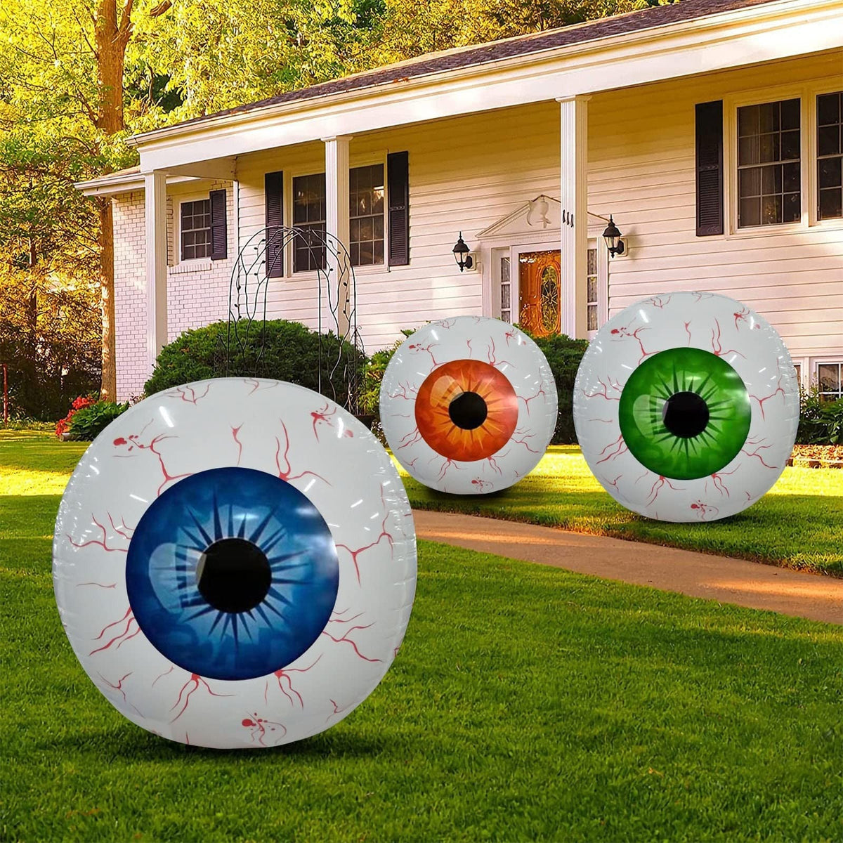 Halloween Eyeball Balloon Halloween Inflatable - Partydeco