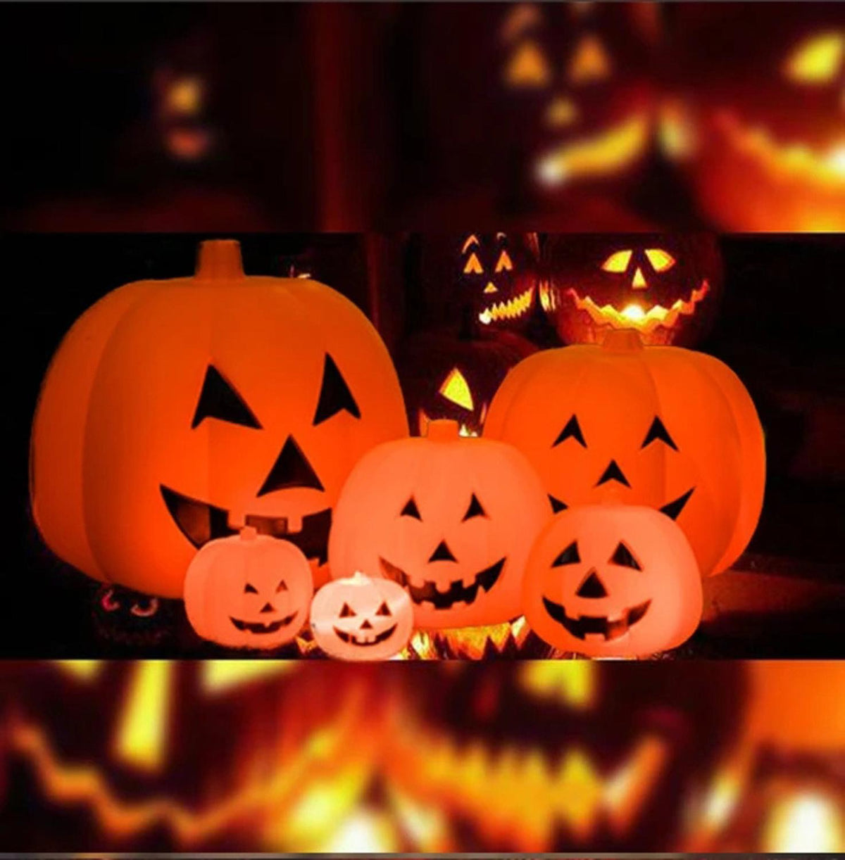 Halloween pumpkin lantern - Partydeco