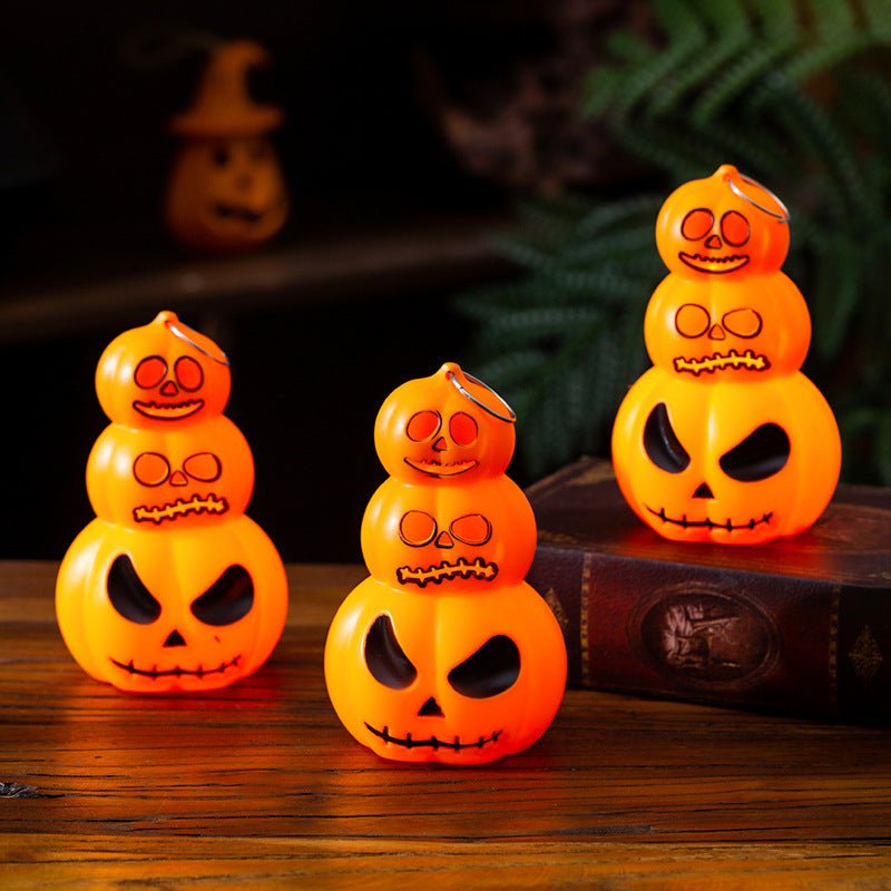 Halloween Pumpkin Lantern Portable Halloween Pumpkin Pile Ornaments Halloween Decorations Pendant Party Props - Partydeco