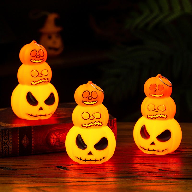 Halloween Pumpkin Lantern Portable Halloween Pumpkin Pile Ornaments Halloween Decorations Pendant Party Props - Partydeco