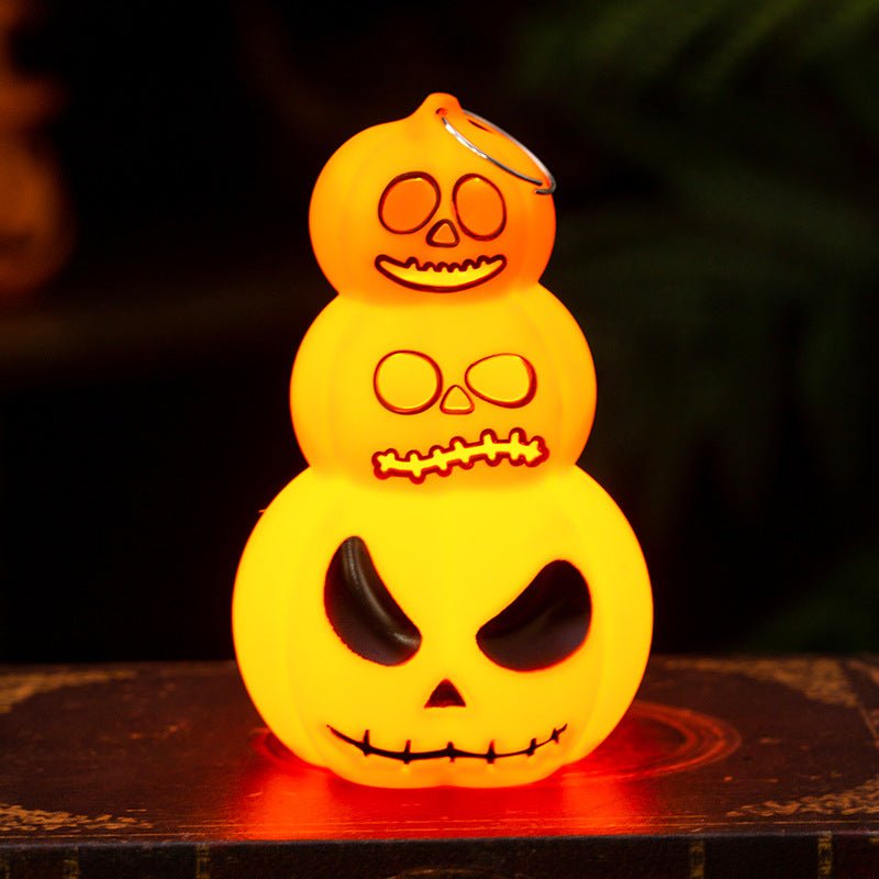 Halloween Pumpkin Lantern Portable Halloween Pumpkin Pile Ornaments Halloween Decorations Pendant Party Props - Partydeco