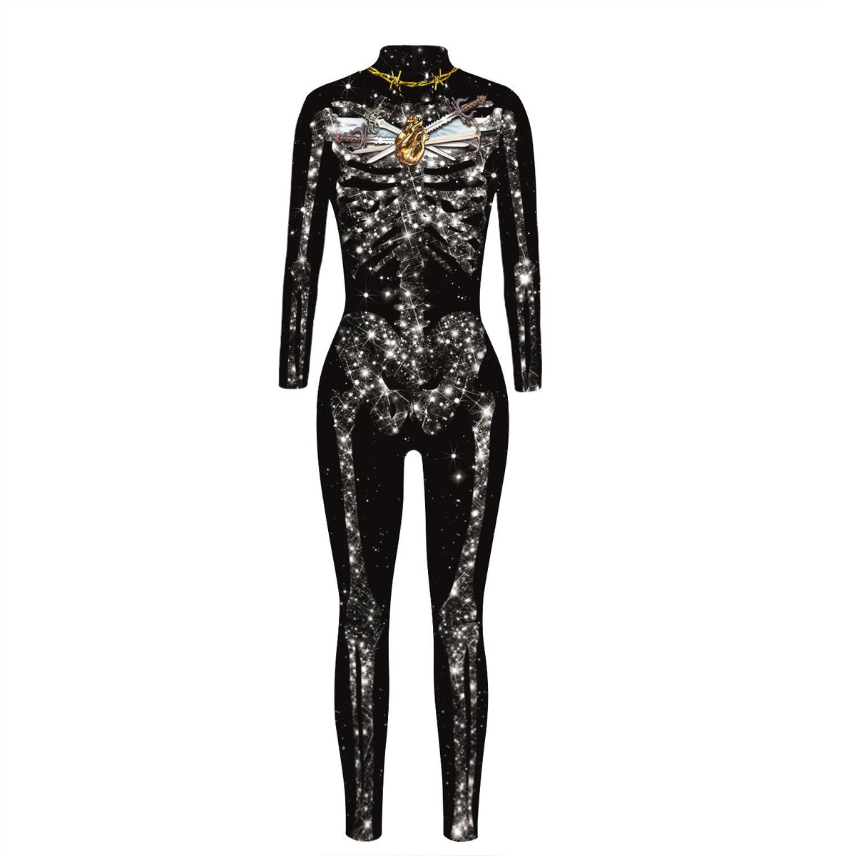 Halloween skull jumpsuit - Partydeco