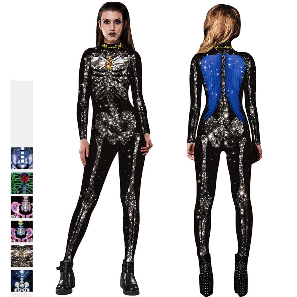Halloween skull jumpsuit - Partydeco