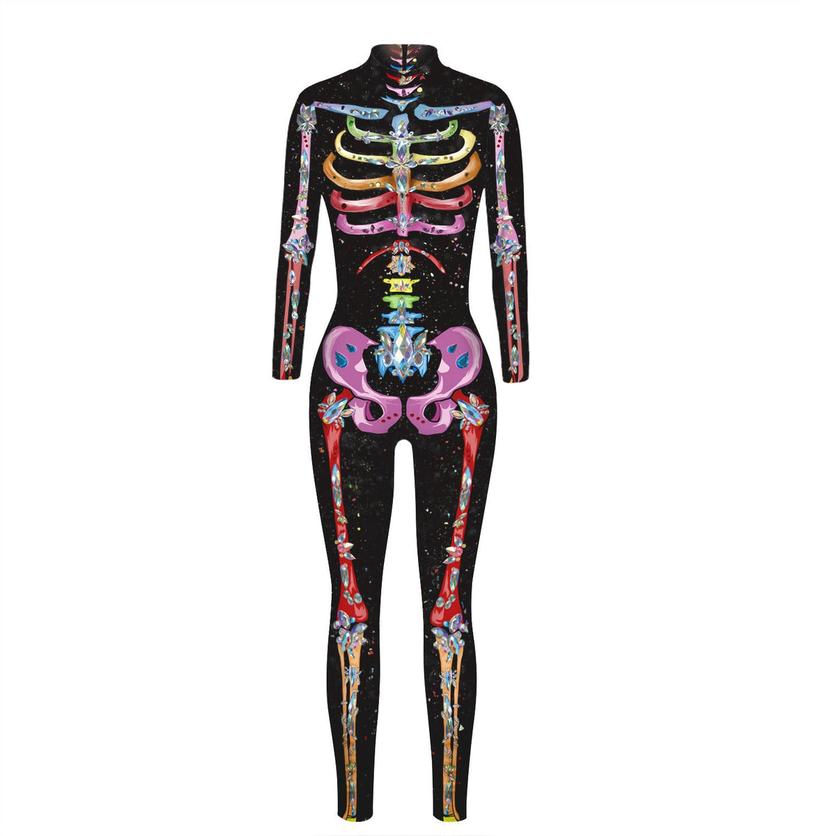 Halloween skull jumpsuit - Partydeco